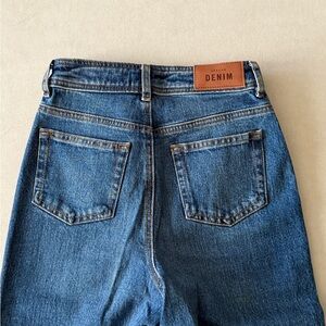Sezane High Rise Blue Jeans